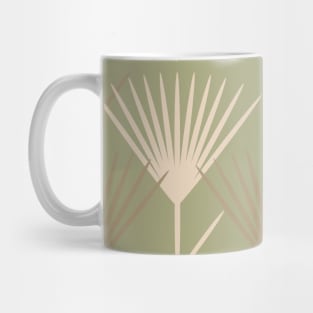 Abstract papyri flowers in pattern Mug